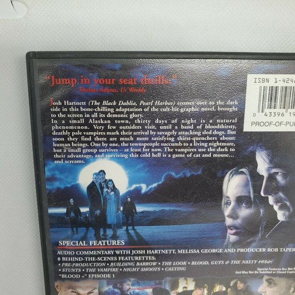 30 Days Of Night Rated R Horror DVD No Scratches Clean - Picture 6 of 12
